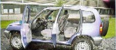 New VAZ2123 Niva doors open